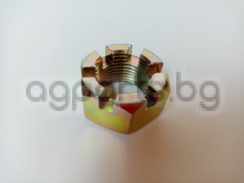 NUT HEX SLOTTED 7/8-14 PLT