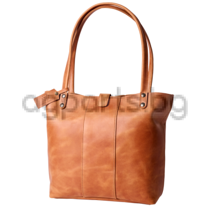 LEATHER SHOPPING BAG