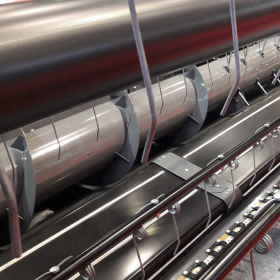 BAND FOR POWER FLOW AND FREE FLOW HEADERS  LONG