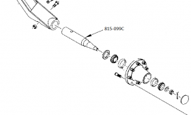SPINDLE SGL 2.73X15.97