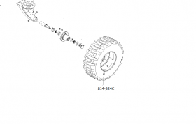 WHEEL 19.5 X 12.25 8-BOLT