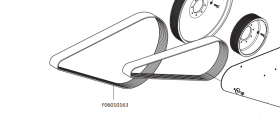  BELT- POLY V 1753 MM