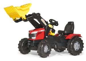 PEDAL TRACTOR, MF 7726 WITH ROLLYRAC FRONT LOADER
