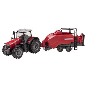 TOY : MF 8740 S WITH BAILER