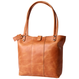 LEATHER SHOPPING BAG