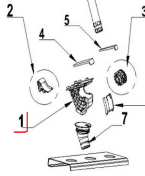 DISTRIBUTION BOX WITHOUT MECHANISM