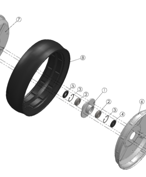 RUBBER DAMPING WHEEL PMDD