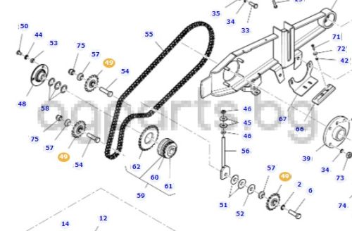 ЗЪБНО КОЛЕЛО Z= 17