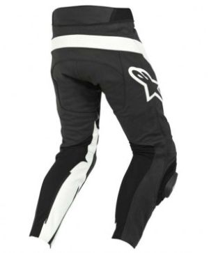 Alpinestars Track Leather Pants - Black/White
